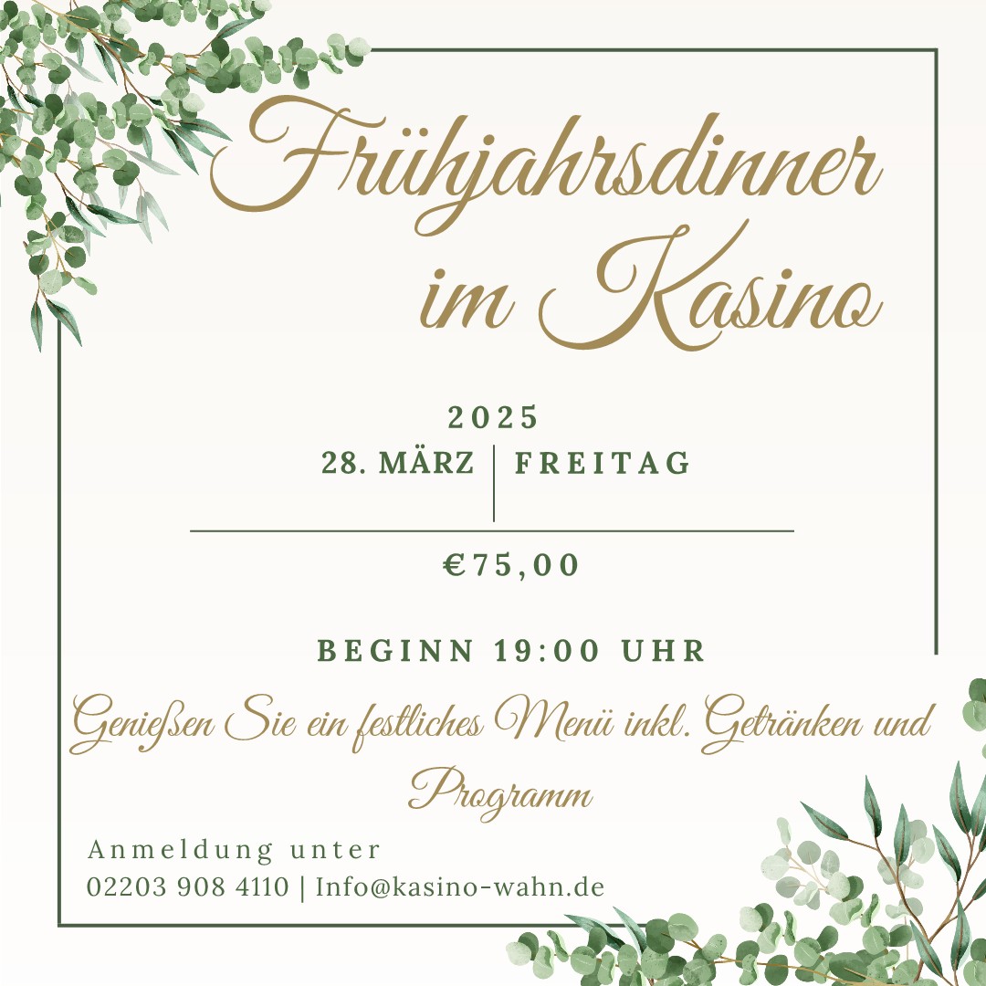2025 03 28 Frühjahrsdinner